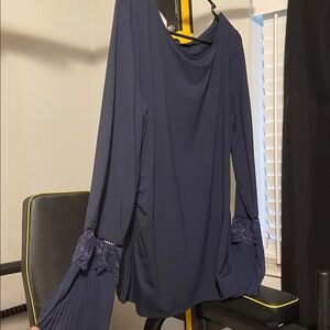 White House Black Market Navy Top